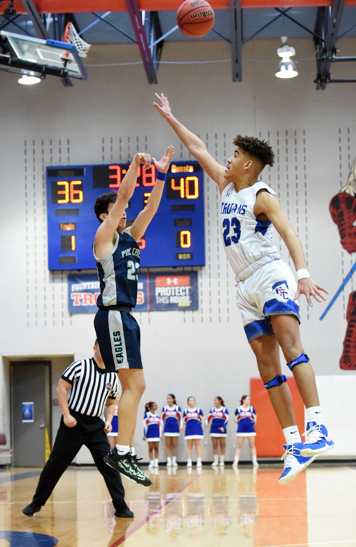 PHOTOS: Fountain-Fort Carson Trojans (58) Pine Creek Eagles (70)